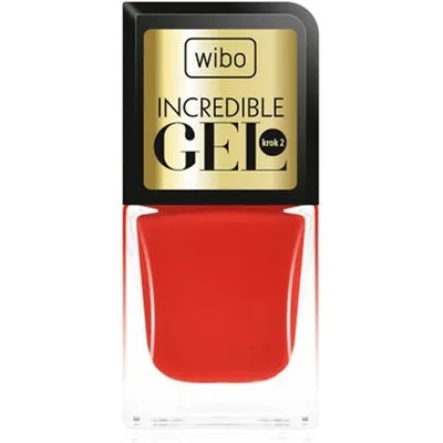 Lac de Unghii Gel Wibo Incredible, Culoare Roșie, Capacitate 5ml