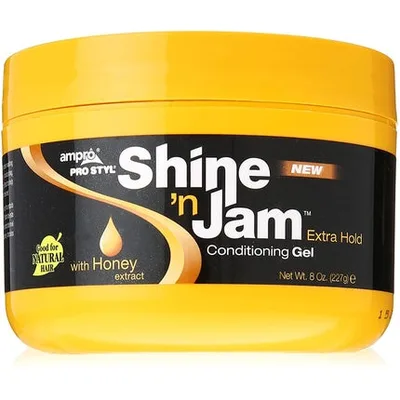 Gel de păr Ampro Shine 'n Jam, Extra Hold, 227g