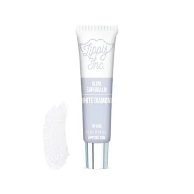 Balsam de buze Lippy Inc, Glow White Diamond, alb