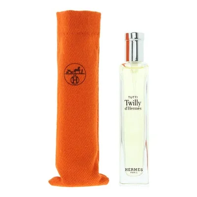 Parfum Hermès Twilly D'Hermes Tutti Eau de Parfum spray 15 ml, sticlă transparentă cu capac argintiu