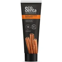 Pastă de dinți, Ecodenta, Black Cinnamon, 100ml, fără fluor