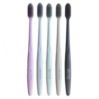 Periuță de dinți pentru adulți, Beter, Soft, set 5 culori (roz, albastru, verde, alb, gri)