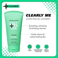 Gel de curățare pentru față Revolution Skincare Clearly Me, Verde, 180 g