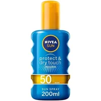 Spray protecție solară, Nivea, Sun Protect & Dry Touch, SPF 50