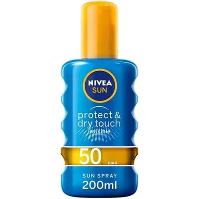 Spray protecție solară, Nivea, Sun Protect & Dry Touch, SPF 50