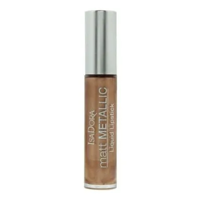 Ruj lichid, Isadora, Matt Metallic, auriu, 7ml