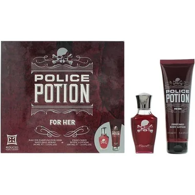 Set Cadou Eau de Parfum, Police Potion For Her, 30ml + Lotiune de Corp 100ml