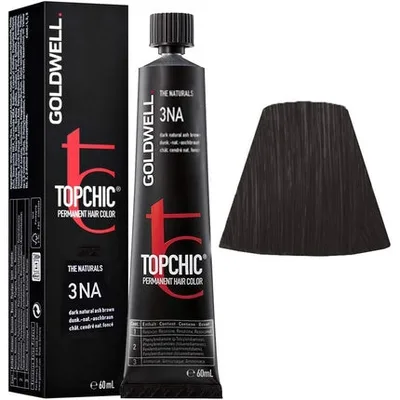 Vopsea par, Goldwell Topchic, 3NA, 3N Saten Inchis