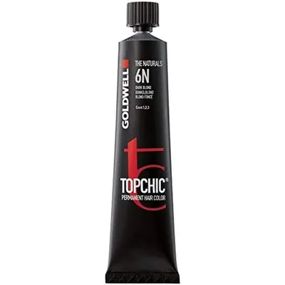 Vopsea de păr permanentă, Goldwell, Topchic TB, blond mediu bej