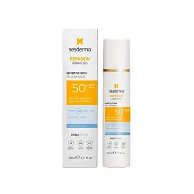 Cremă de protecție solară, Repaskin, Urban 365, Sensibil