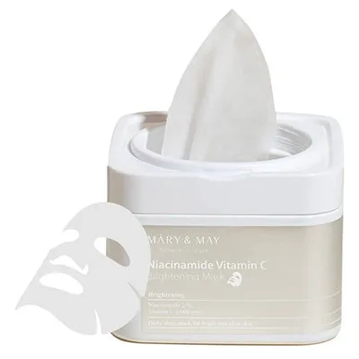 Masca facială Mary & May Niacinamide Vitamin C Brightening Mask, 400 ml
