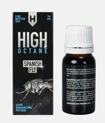 Aphrodisiac, High Octane, Spanish Fly 10ml, negru