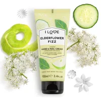 I Love Elderflower Fizz Hand and Nail Cream, 100ml