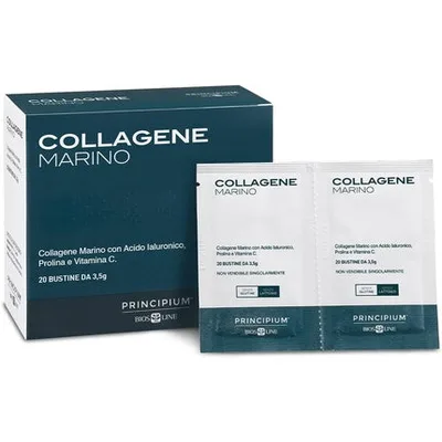 Supliment Bios Line Principium Colagen Marin, 20 plicuri