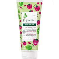 Gel de duș 2în1, Klorane, Junior, zmeură