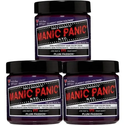 Vopsea semi-permanentă, Manic Panic, Plum Passion, 118 ml