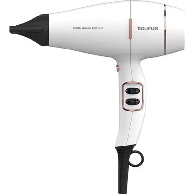 Uscător de păr, Taurus, Digital Shining 2200W, alb