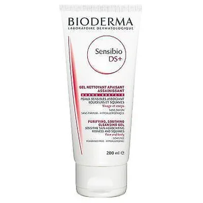 Gel de Curățare Față, Bioderma Sensibio DS+, 200ml
