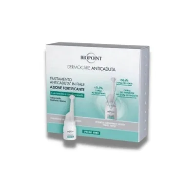 Tratament împotriva căderii părului, Biopoint, fiole bărbați, 6 ml