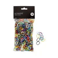 Benzi de păr din cauciuc, Tb Tools For Beauty, 15mm, multicolor