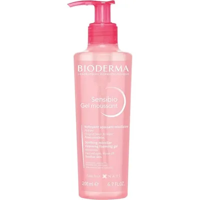Gel de curățare facial Bioderma Sensibio Moussant, 200ml