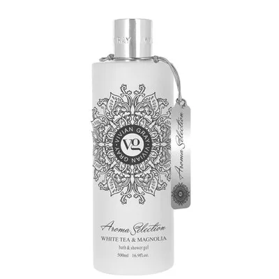 Gel de duș, Vivian Gray, Aroma Selection, ceai alb și magnolie, 500ml