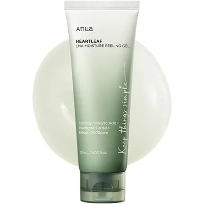 Gel Exfoliant Facial ANUA Heartleaf LHA Moisture Peeling Gel 120ml
