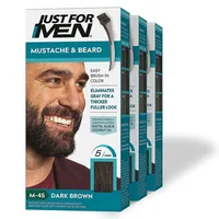 Gel colorant mustață și barbă, Just For Men, M45, brun închis