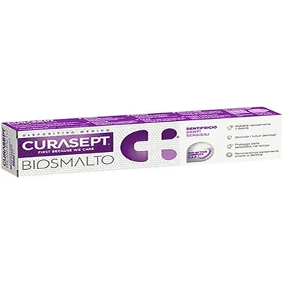 Dentifriciu Curasept Biosmalz pentru Dinți Sensibili, 75ml