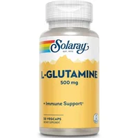Supliment Vitamin Solaray L-Glutamine 500mg Imunitate 50 VegCaps