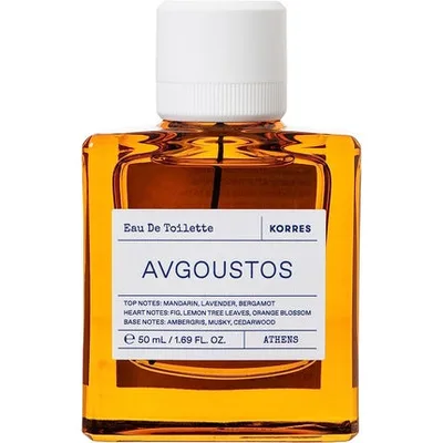 Eau De Toilette, Korres, Avgoustos, vegan, 50ml