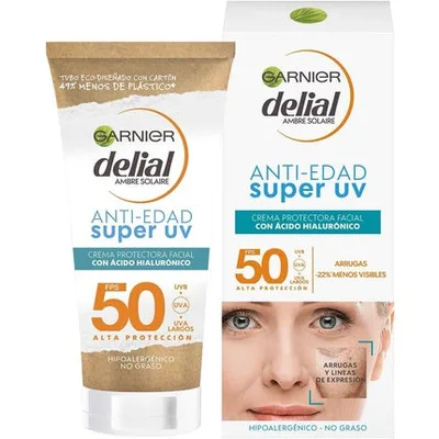Cremă facială cu protecție solară, Garnier, Super UV, SPF50, 50ml