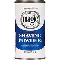 Pudră de bărbierit, Magic, 142g, albastru