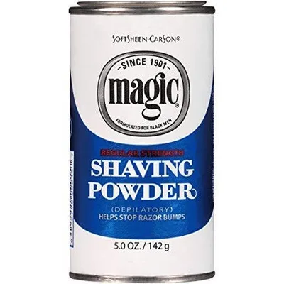 Pudră de bărbierit, Magic, 142g, albastru
