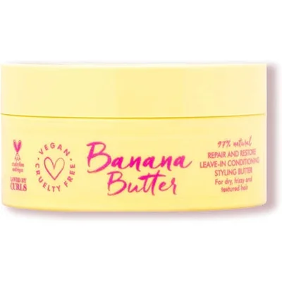 Conditioner Umberto Giannini Banana Butter, cremă galbenă, 200g