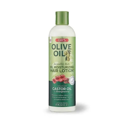 Loțiune hidratantă păr, ORS Olive Oil, ulei de ricin