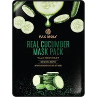 Mască de față cu extract de castravete Pax Moly - 1 bucată