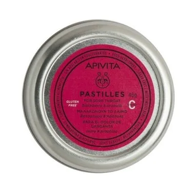 Pastile pentru dureri de gât, Apivita, mure și propolis, 45g