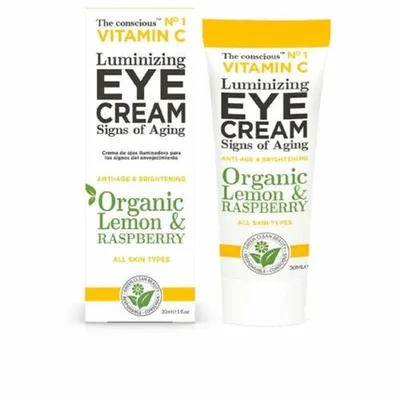 Cremă contur ochi, The Conscious, Lemon & Raspberry, 30ml