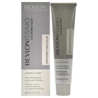 Vopsea de păr permanentă Revlonissimo Colorsmetique 7.32 Medium Golden Pearl Blonde, 60 ml