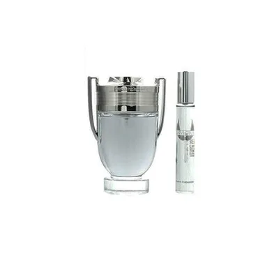 Set cadou Paco Rabanne Invictus pentru barbati, Eau De Toilette Spray 100ml + Mini Spray 20ml