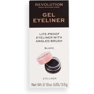Eyeliner gel, Revolution Beauty, negru, 3g