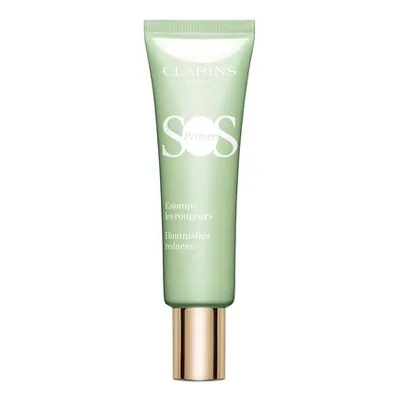 Primer hidratant, Clarins, SOS Makeup Primer, corector verde, 30 ml