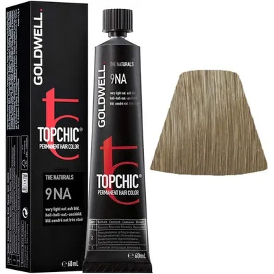 Vopsea de par, Goldwell Topchic, 9NA, Natural Saten Cenusiu