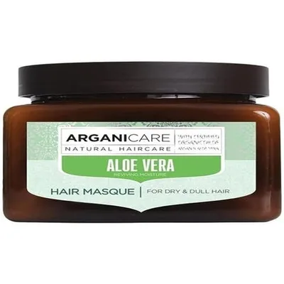 Mască de păr hidratantă Arganicare cu Aloe Vera pentru păr uscat, 500 ml