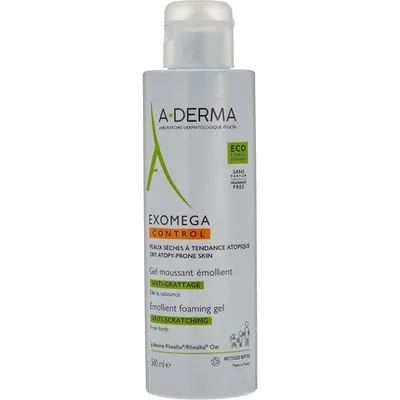 Gel de Curatare Emolient, A-Derma, Exomega Control, 500ml