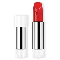 Ruj Dior Rouge Dior Satin, model 999, culoare roșu vibrant, capacitate 3.5g, sistem refillabil