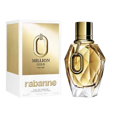Paco Rabanne Million Gold Her Eau de Parfum, 50ml, Flacon Auriu