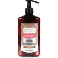 Condiționar fără clătire Arganicare pentru păr uscat și casant, 400ml