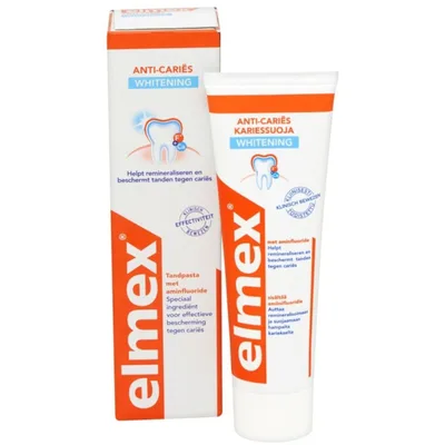 Pasta de dinți, Elmex, Anti-Caries Whitening, 75ml